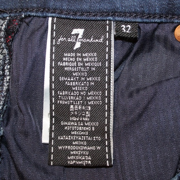 7 For All Mankind High Waist Ankle Skinny jeans (women’s 32) (NWT) - Picture 12 of 13
